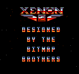 Xenon 2 - Megablast (Virgin) Title Screen